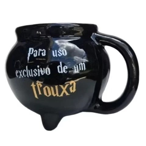 Caneca caldeirão 3d Harry Potter trouxa favorito geek nerd 500ml
