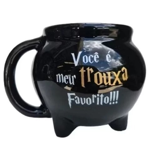 Caneca caldeirão 3d Harry Potter trouxa favorito geek nerd 500ml