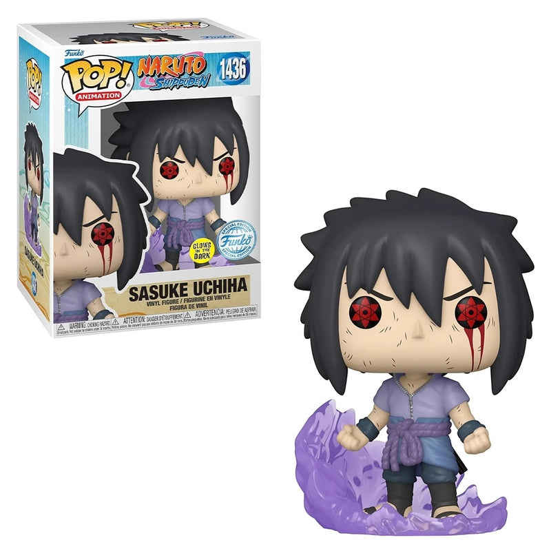 FUNKO POP ANIMATION NARUTO SHIPPUDEN EXCLUSIVE - SASUKE UCHIHA GLOW (1436)