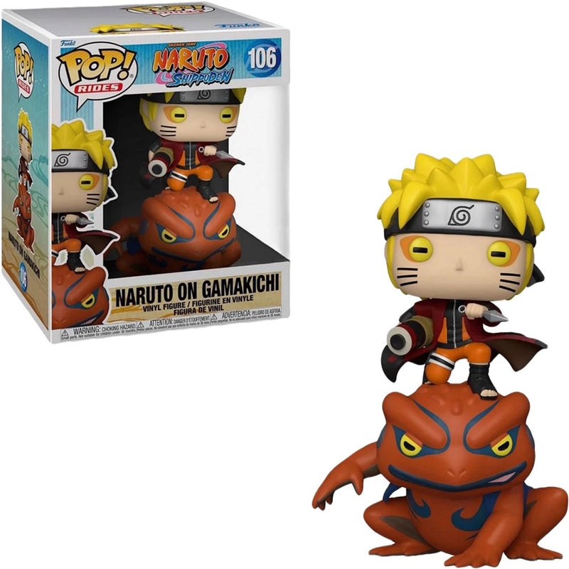 FUNKO POP NARUTO *RIDES* NARUTO ON GAMAKICHI EXCLUSIVO 106